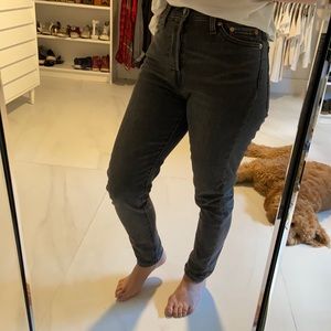 Levi’s dark gray jeans